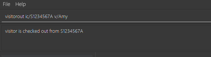 visitorout screenshot